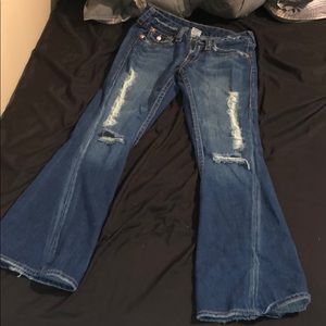 True Religion Bell Bottom Jeans